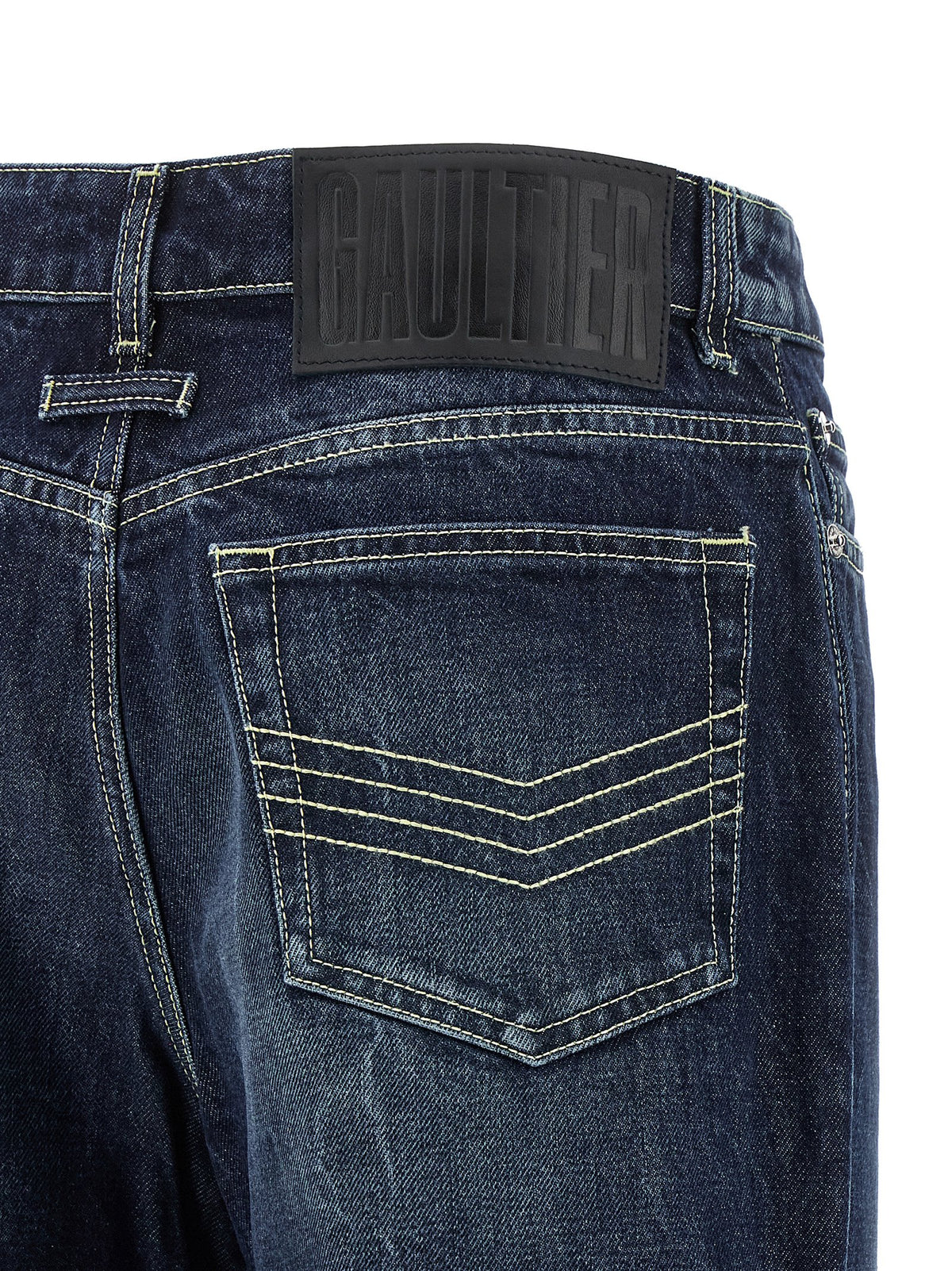 Jean Paul Gaultier The Blue Cut-out Jeans Jean Paul Gaultier