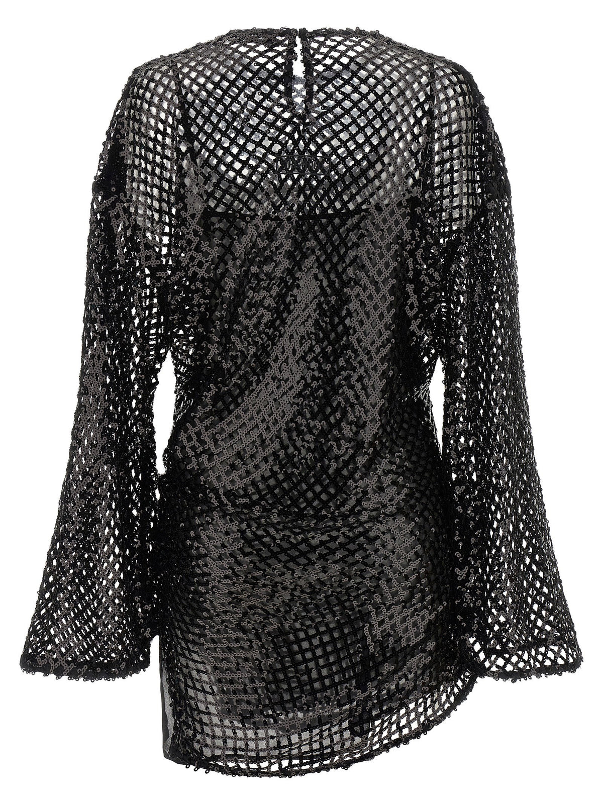 The Attico Sequin Mesh Dress The Attico