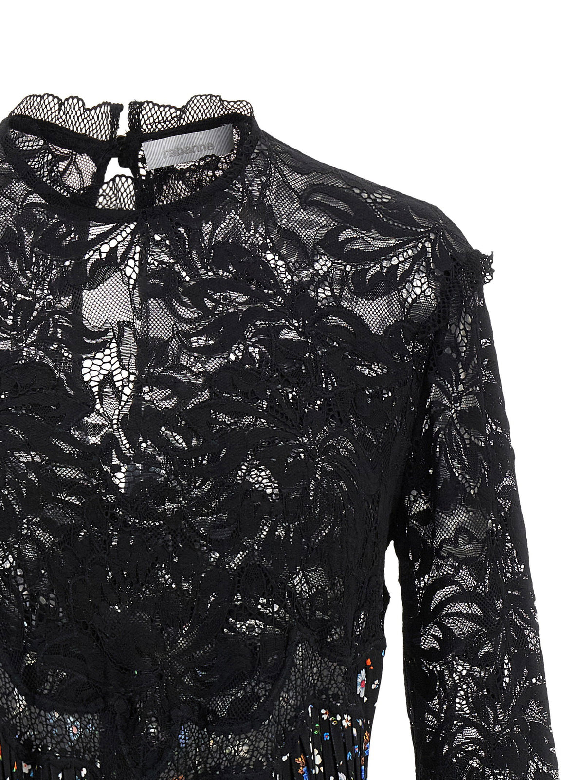 Paco Rabanne Floral Lace Dress
