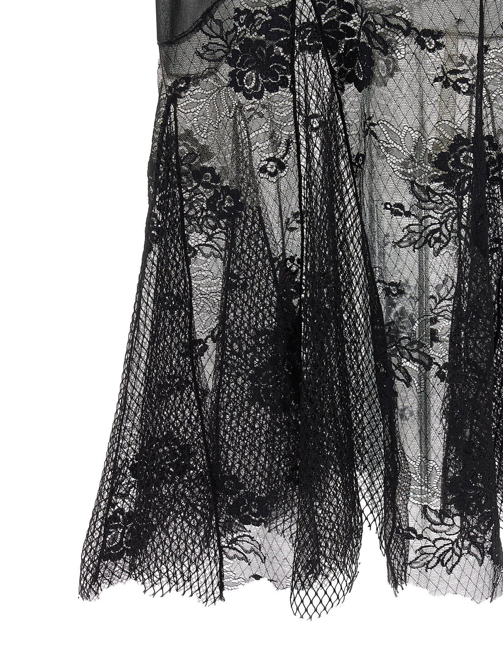 The Attico Lace Tulle Dress