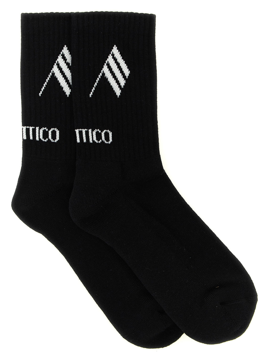 The Attico Logo Intarsia Socks The Attico