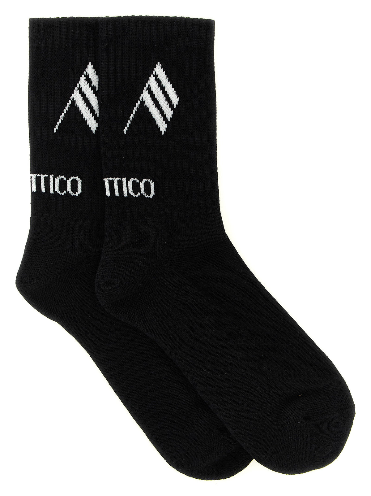 The Attico Logo Intarsia Socks The Attico