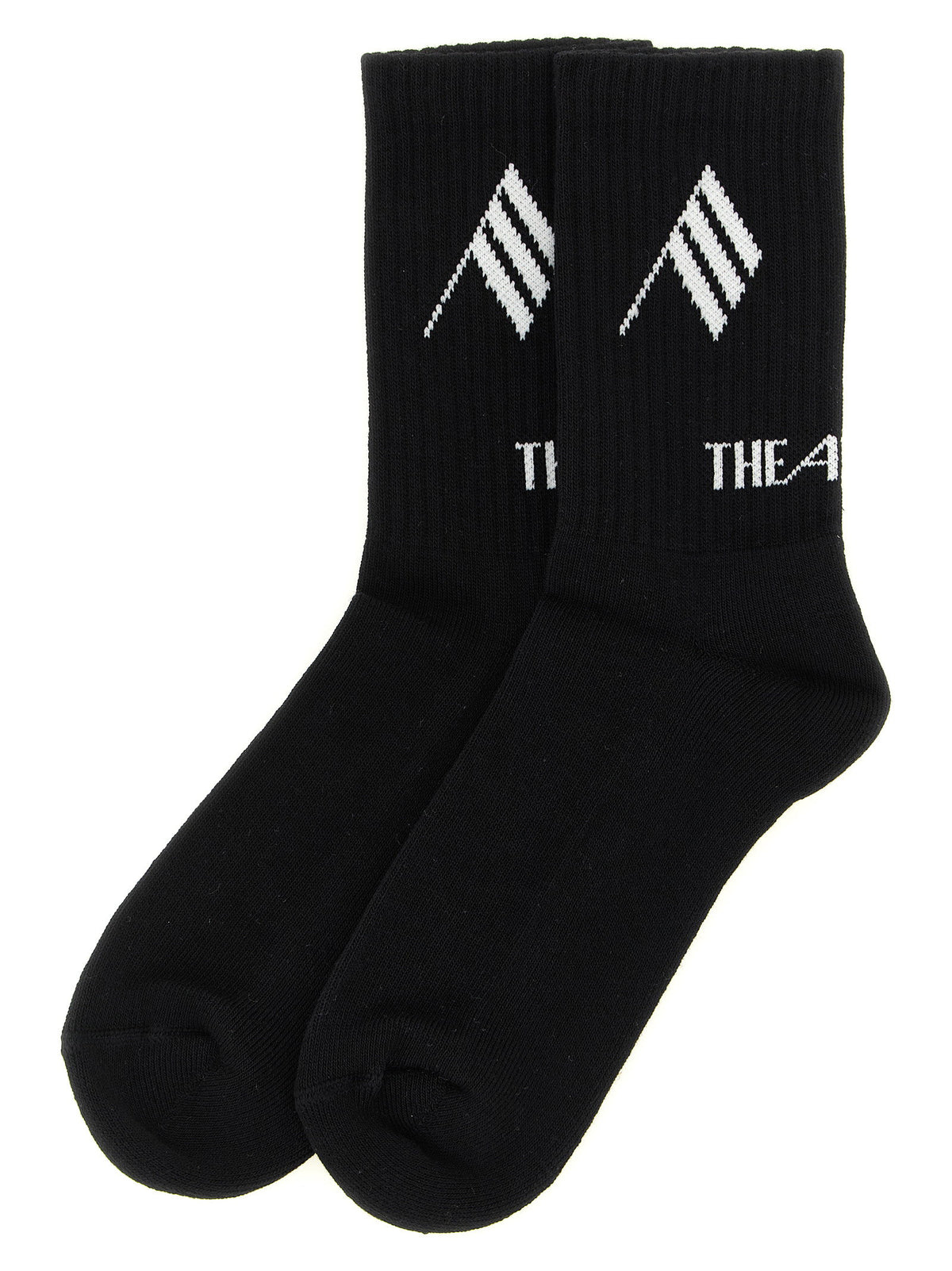 The Attico Logo Intarsia Socks The Attico