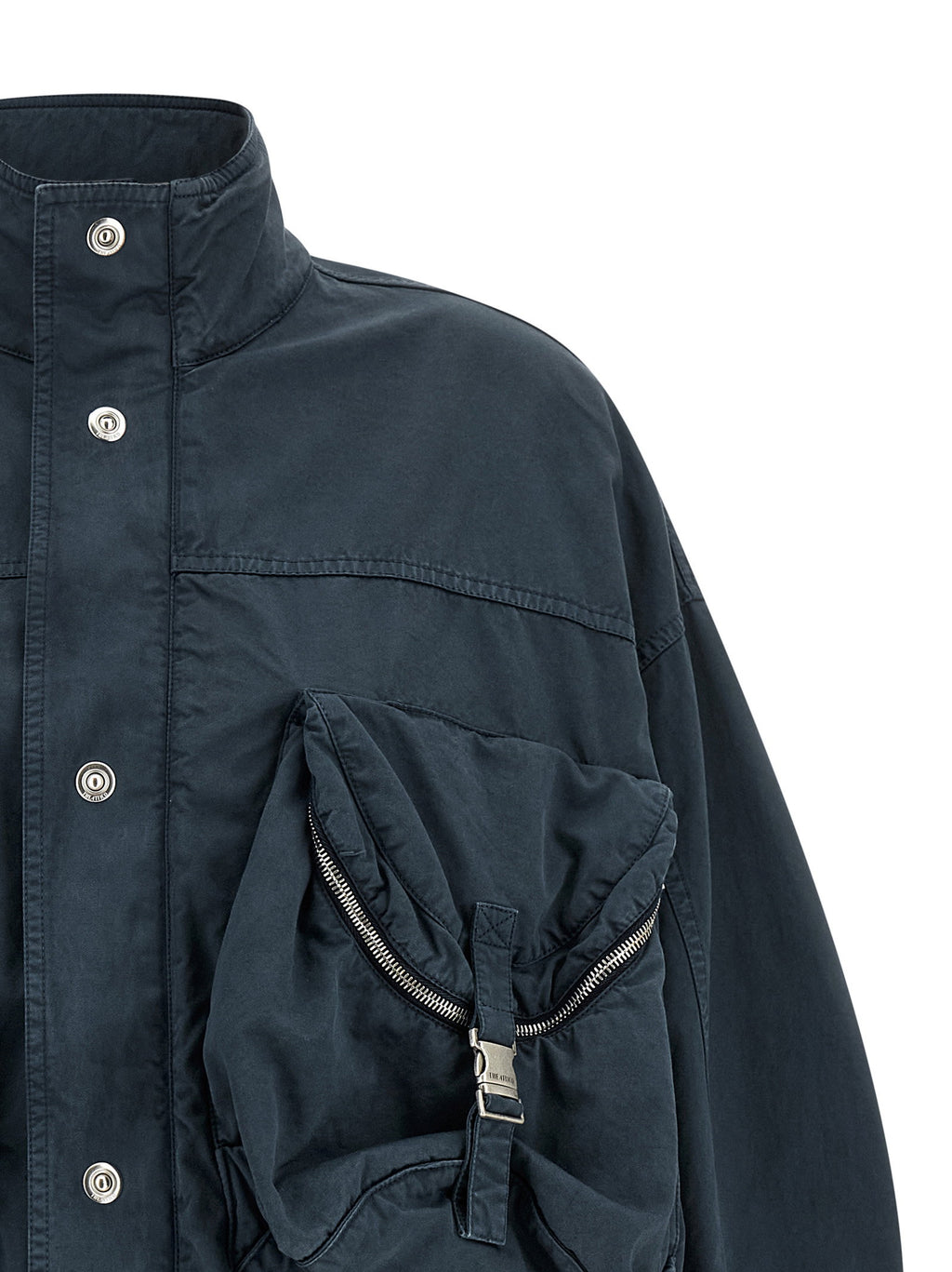 The Attico Blue Utility Bomber Jacket The Attico