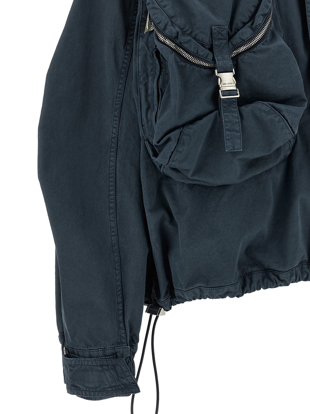 The Attico Blue Utility Bomber Jacket The Attico