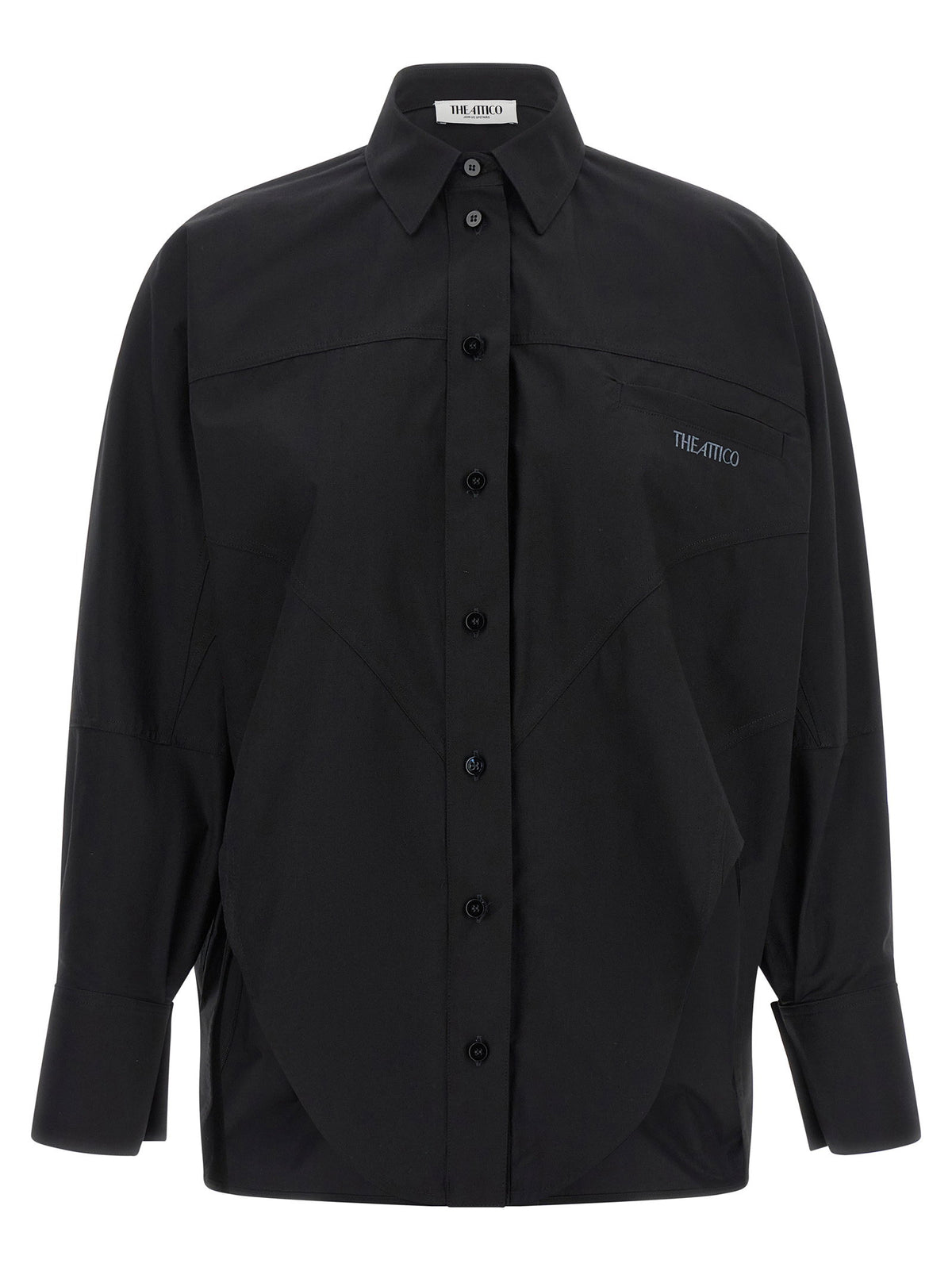 The Attico Shaped Hem Shirt