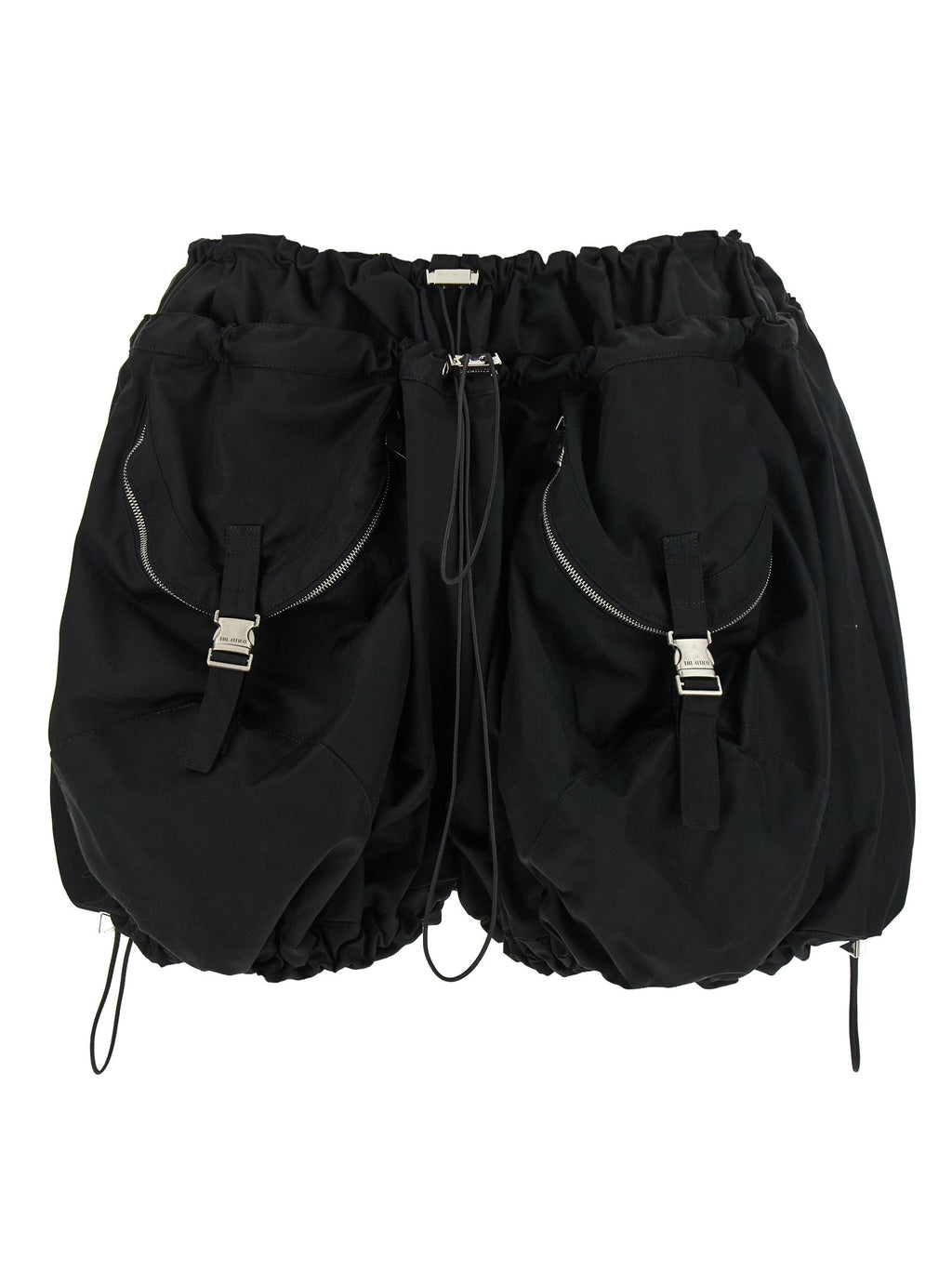 The Attico Black Utility Shorts The Attico