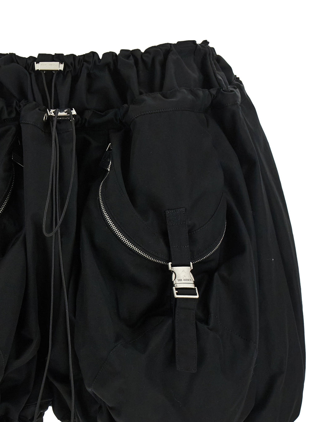 The Attico Black Utility Shorts The Attico