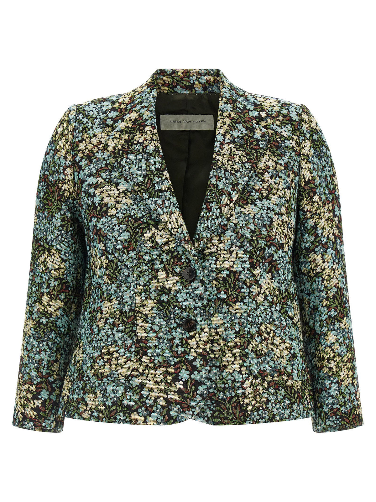 Dries Van Noten Bamis Floral Jacquard Blazer