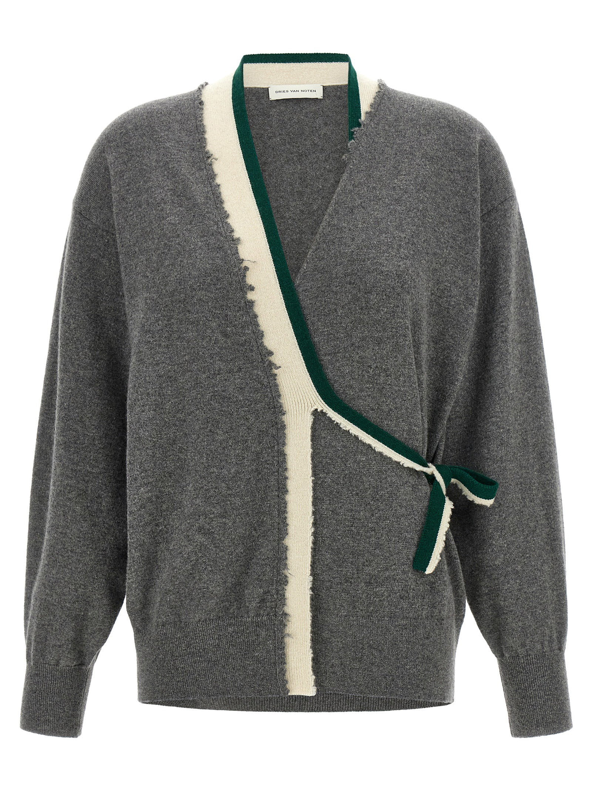 Dries Van Noten Toma Sweater With Crossed Closure Dries Van Noten