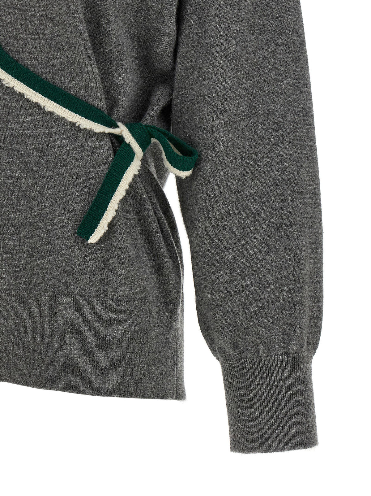 Dries Van Noten Toma Sweater With Crossed Closure Dries Van Noten