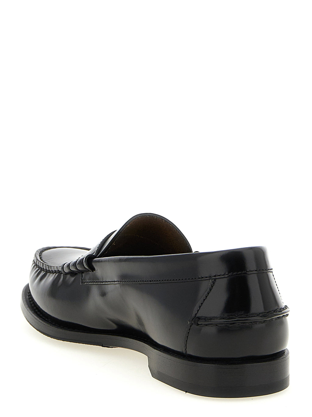 Prada Brushed Leather Loafers