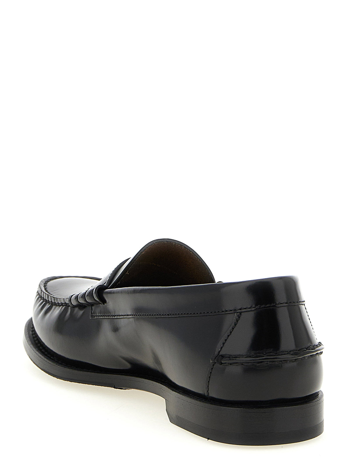 Prada Brushed Leather Loafers
