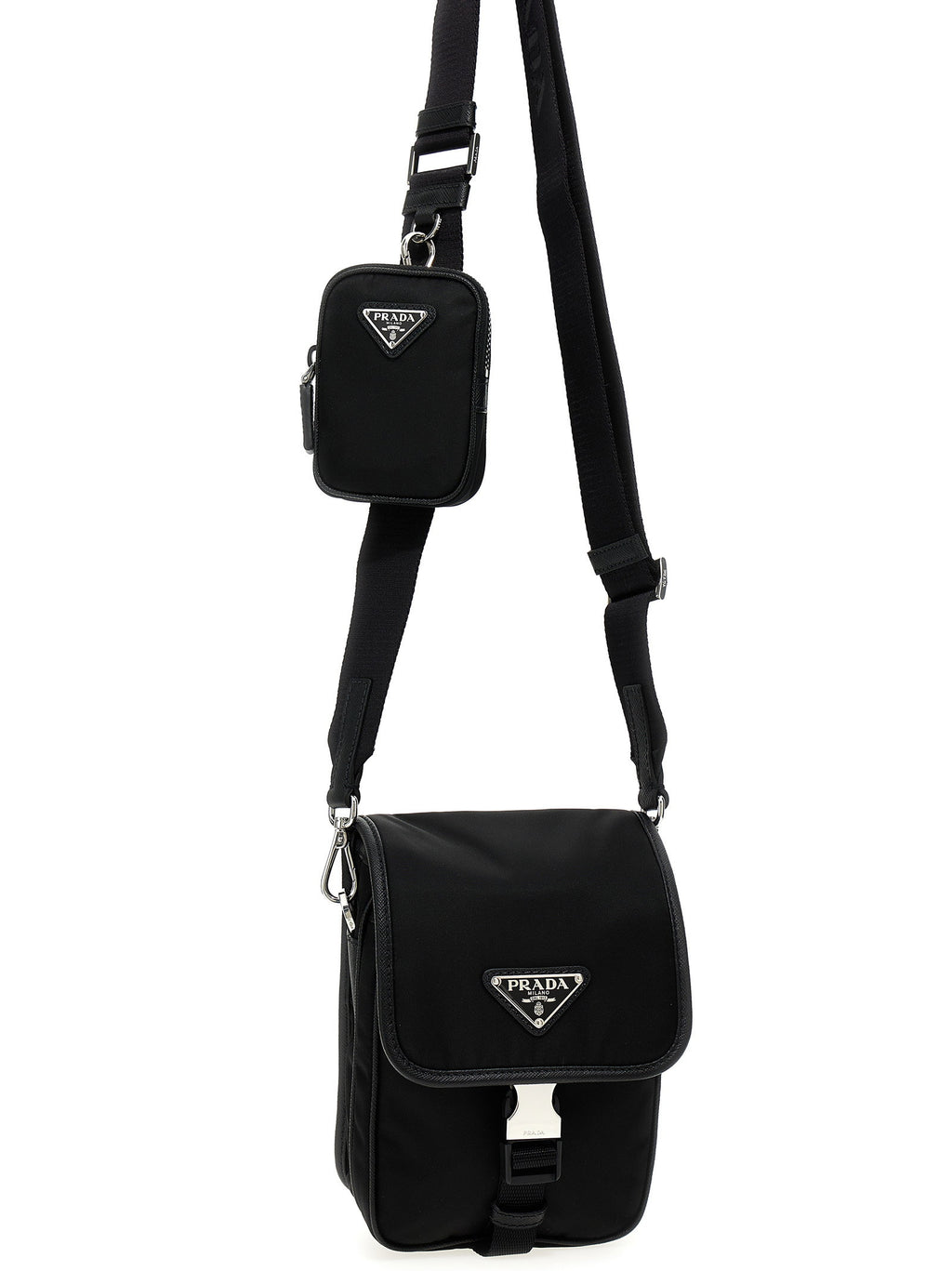 Prada Re-nylon Logo Crossbody Bag