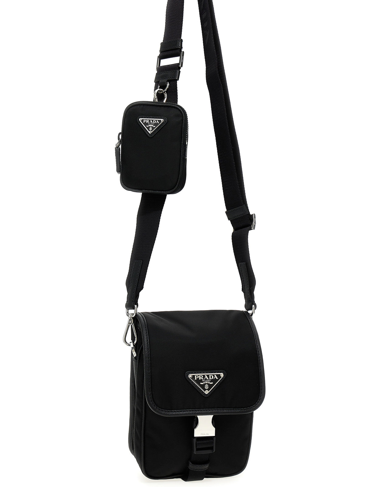 Prada Re-nylon Logo Crossbody Bag