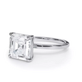 5.00 CT Lab Grown Diamond Solitaire Engagement Ring in 14K White Gold – G Color VS Clarity, IGI Certified