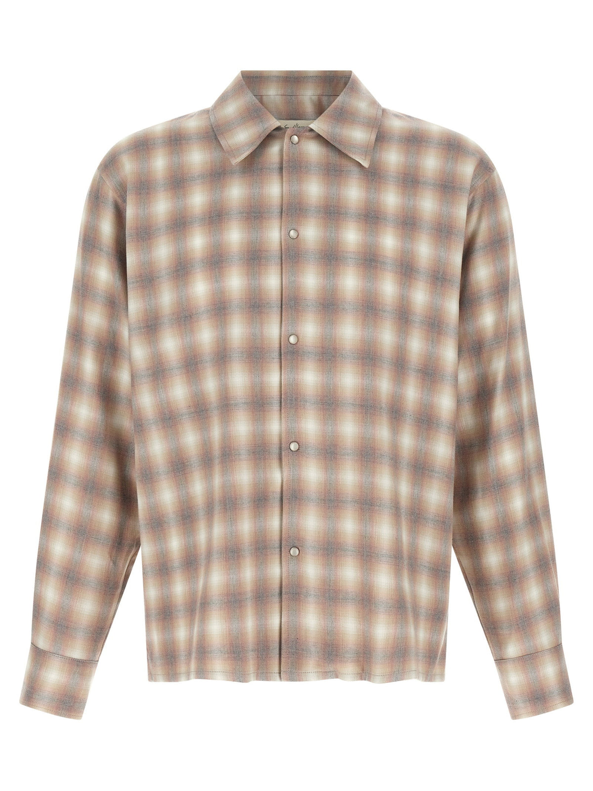 Second/Layer Check Dégradé Shirt