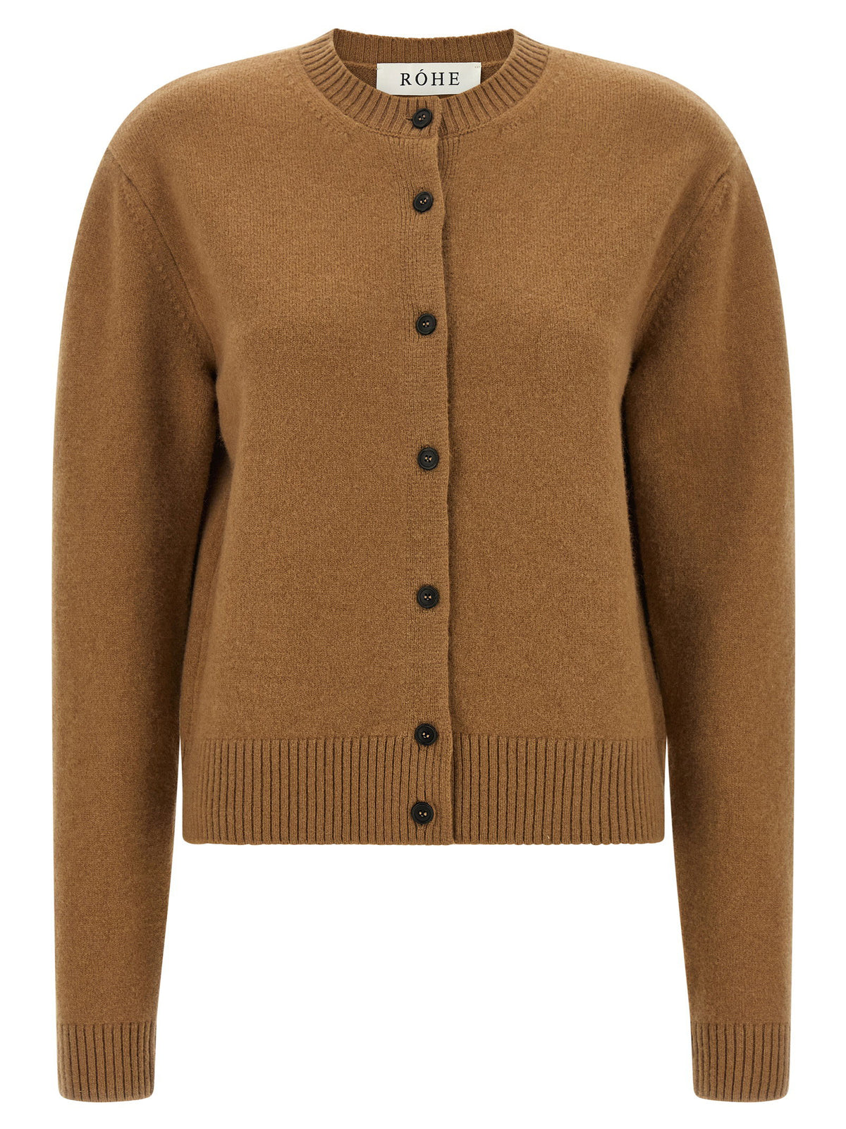 Rohe Cashmere Mixed Crew Neck Cardigan
