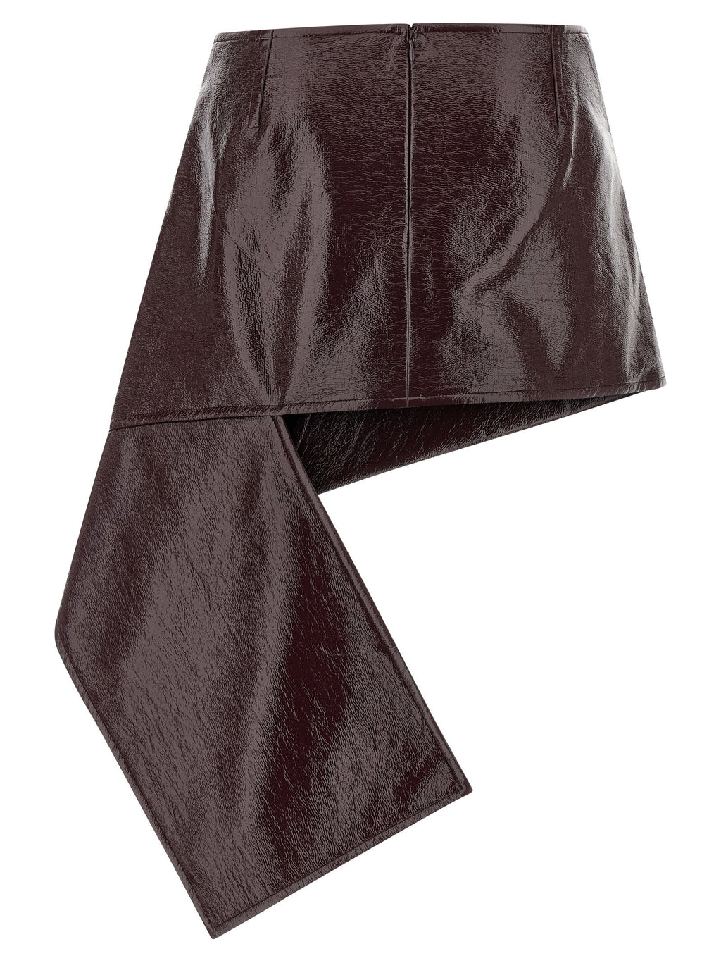 Courreges Fold Vinyl Mini Skirt Courreges