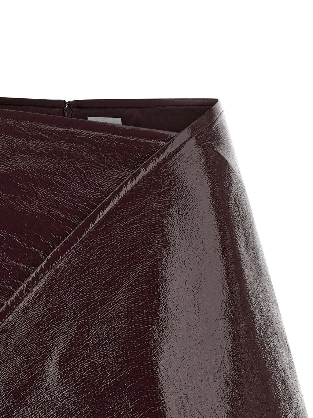 Courreges Fold Vinyl Mini Skirt Courreges