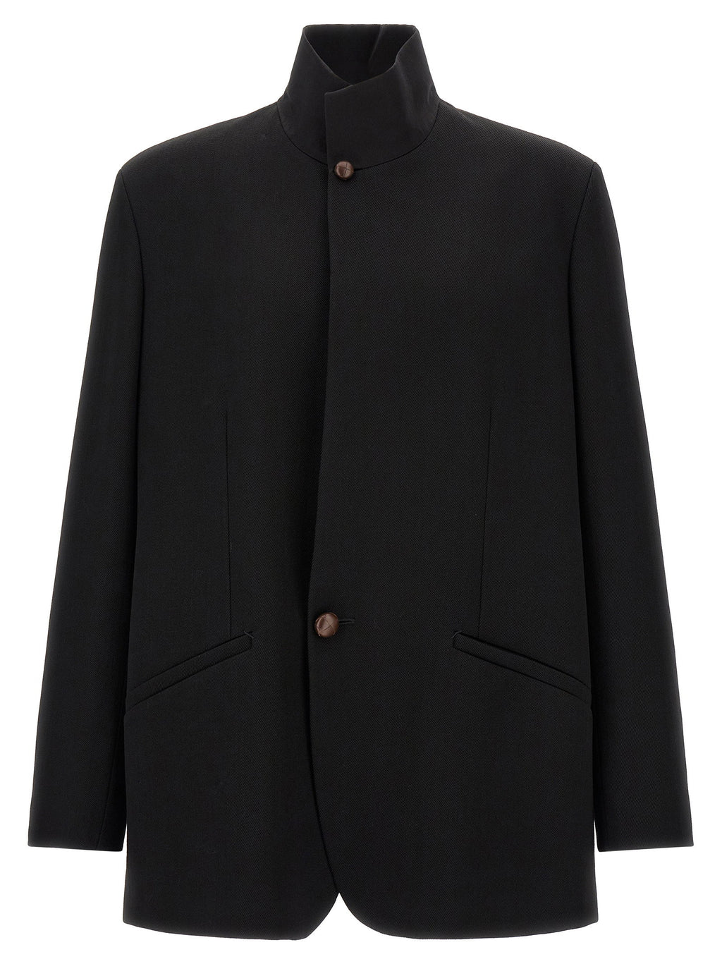 Zegna Wool Blazer With Buttons Zegna