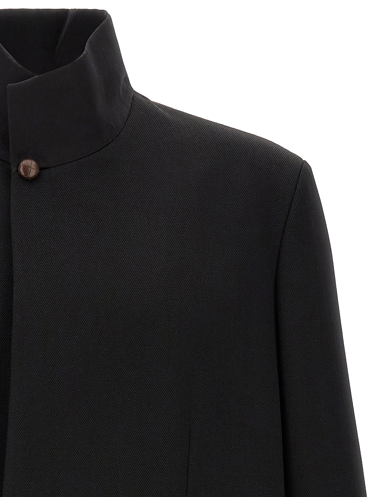 Zegna Wool Blazer With Buttons Zegna