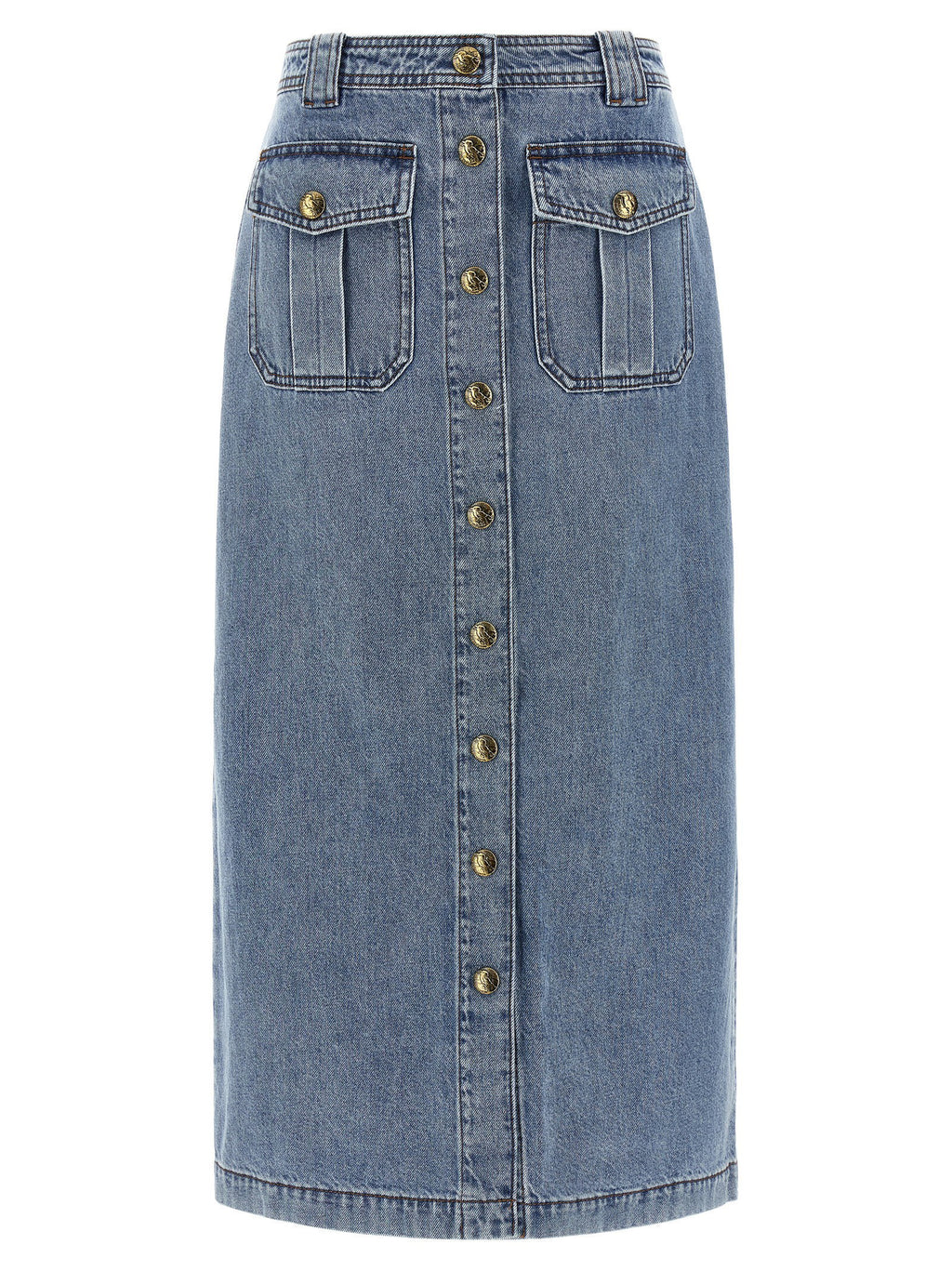 Zimmermann Denim Pencil Skirt Zimmermann