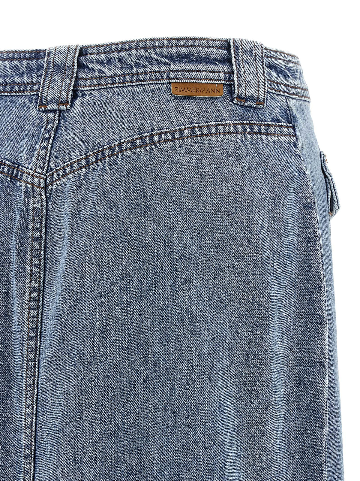 Zimmermann Denim Pencil Skirt Zimmermann