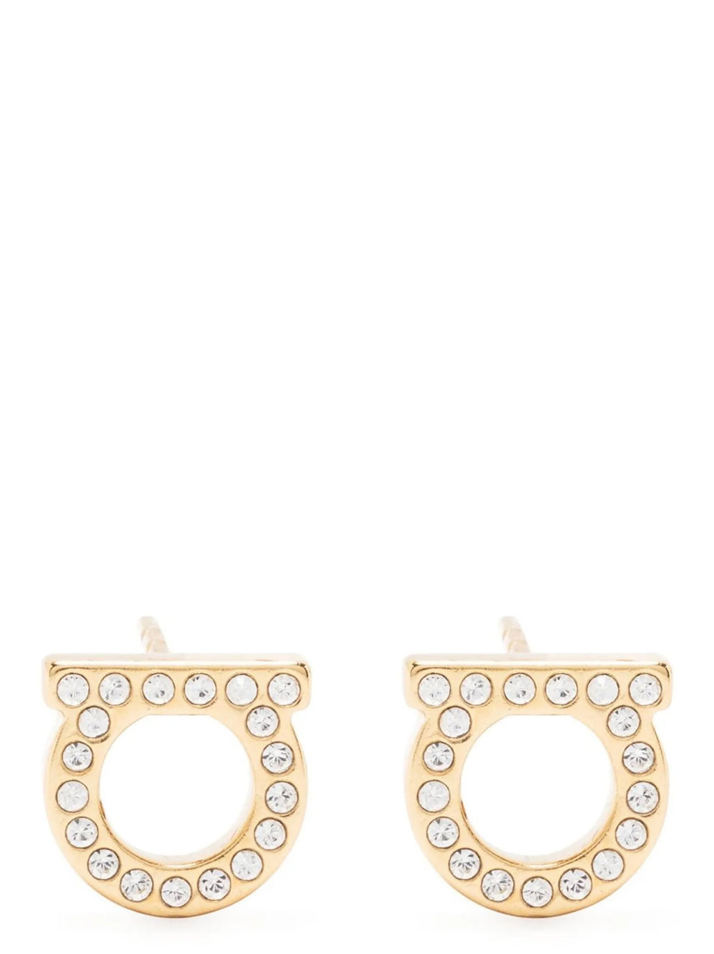 Ferragamo Gancini Crystals Earrings
