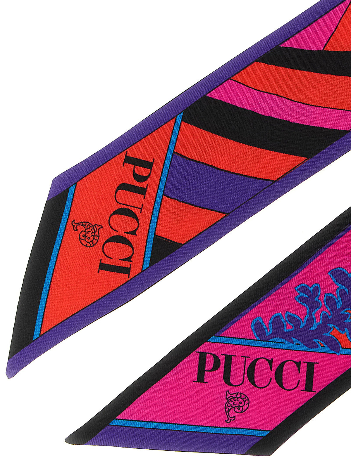 Emilio Pucci Foulard Mix Of Multicolor Prints Emilio Pucci