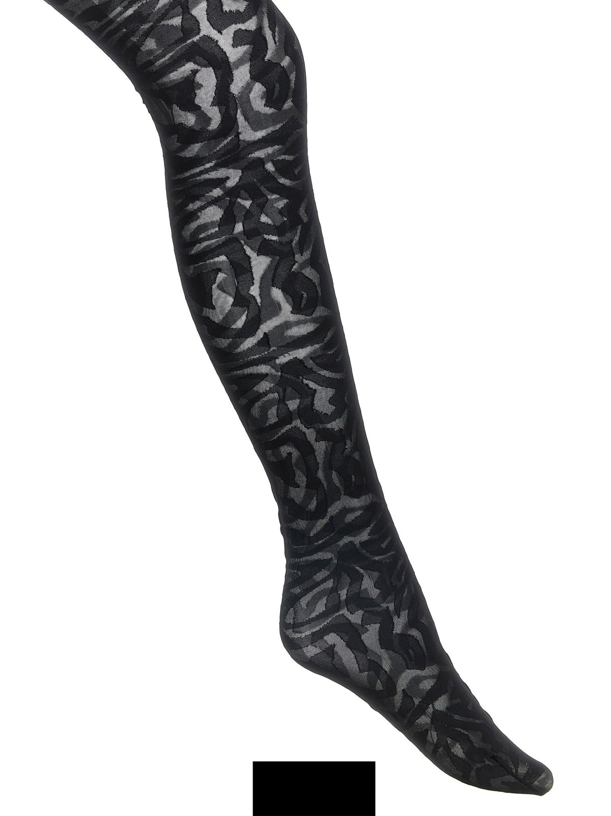 Emilio Pucci Black Labirinto Tights Emilio Pucci