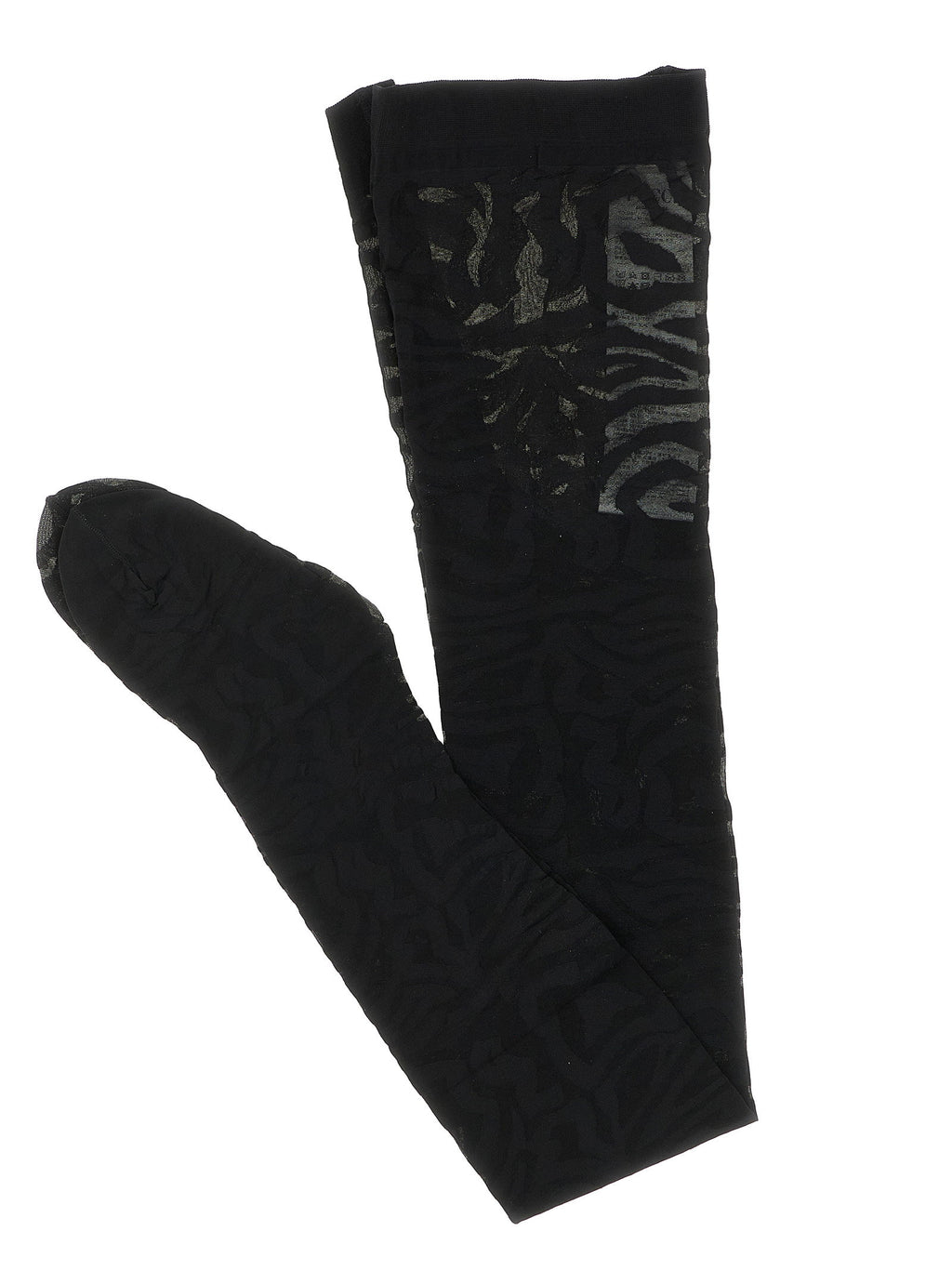 Emilio Pucci Black Labirinto Tights Emilio Pucci