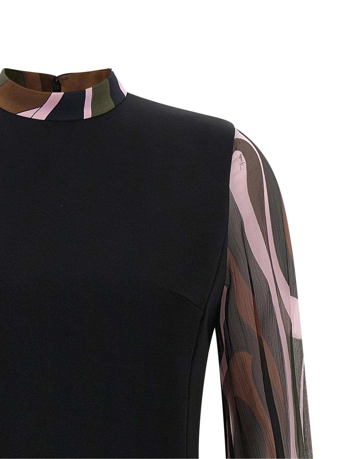 Emilio Pucci Black Marmo Cady Dress Emilio Pucci