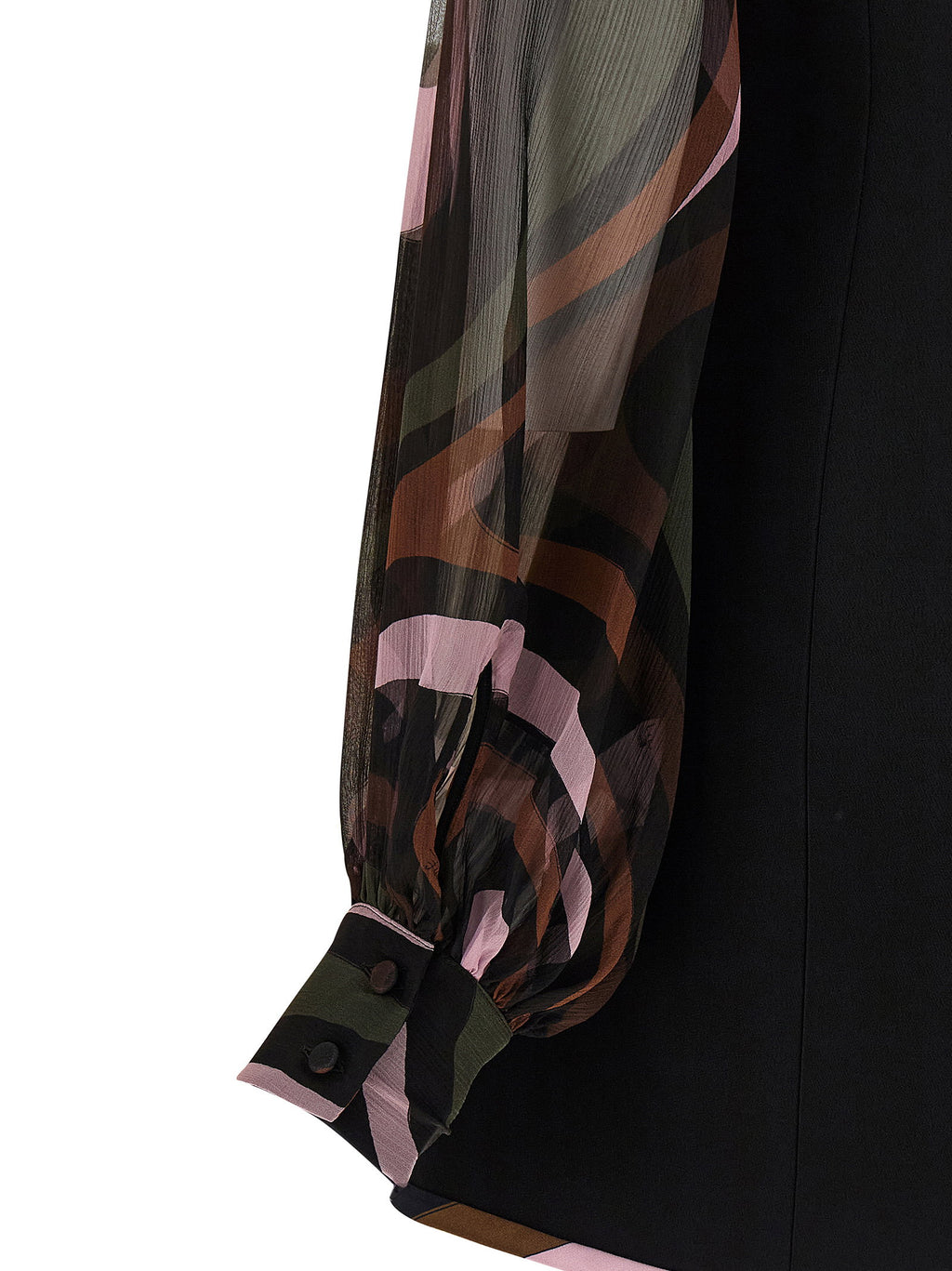 Emilio Pucci Black Marmo Cady Dress Emilio Pucci