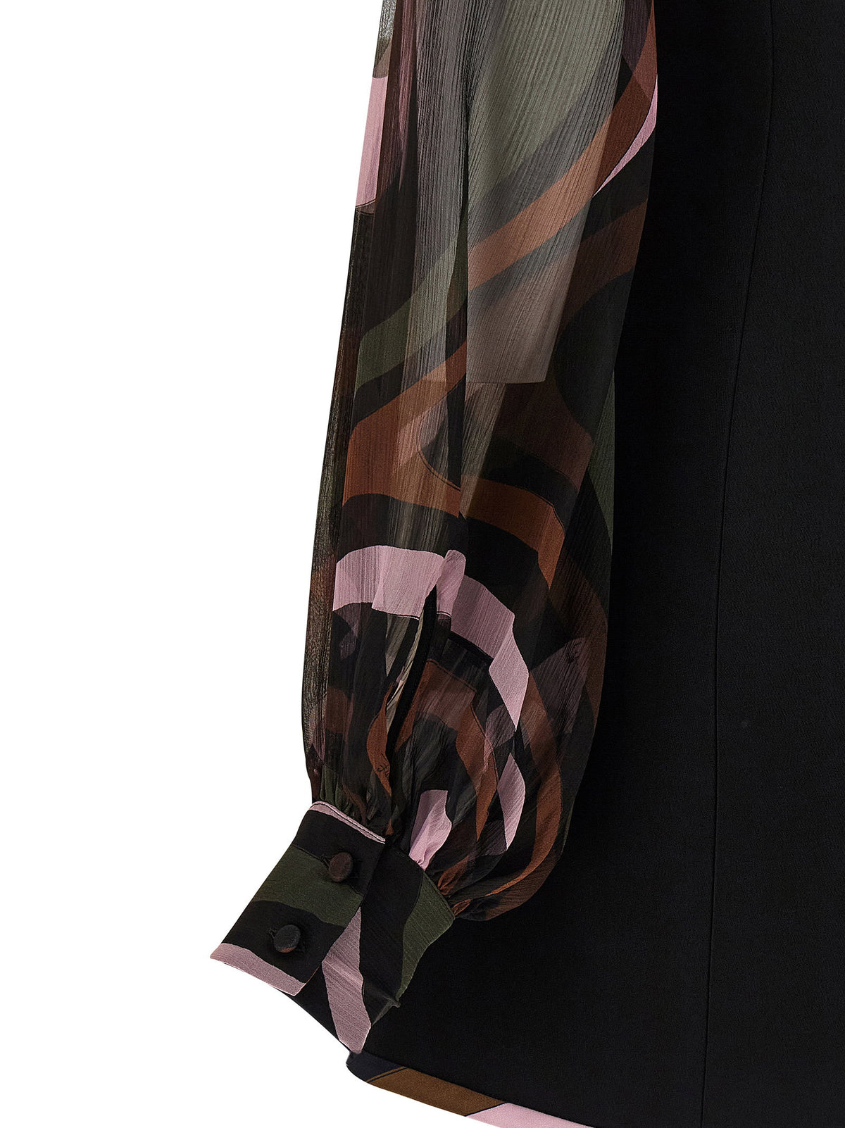 Emilio Pucci Black Marmo Cady Dress Emilio Pucci