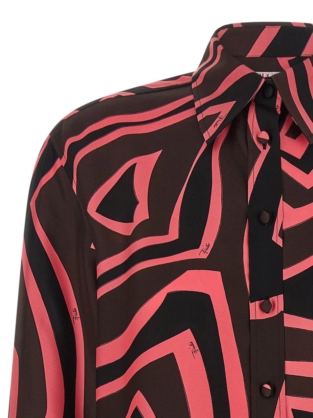 Emilio Pucci Pink Labirinto Shirt Emilio Pucci