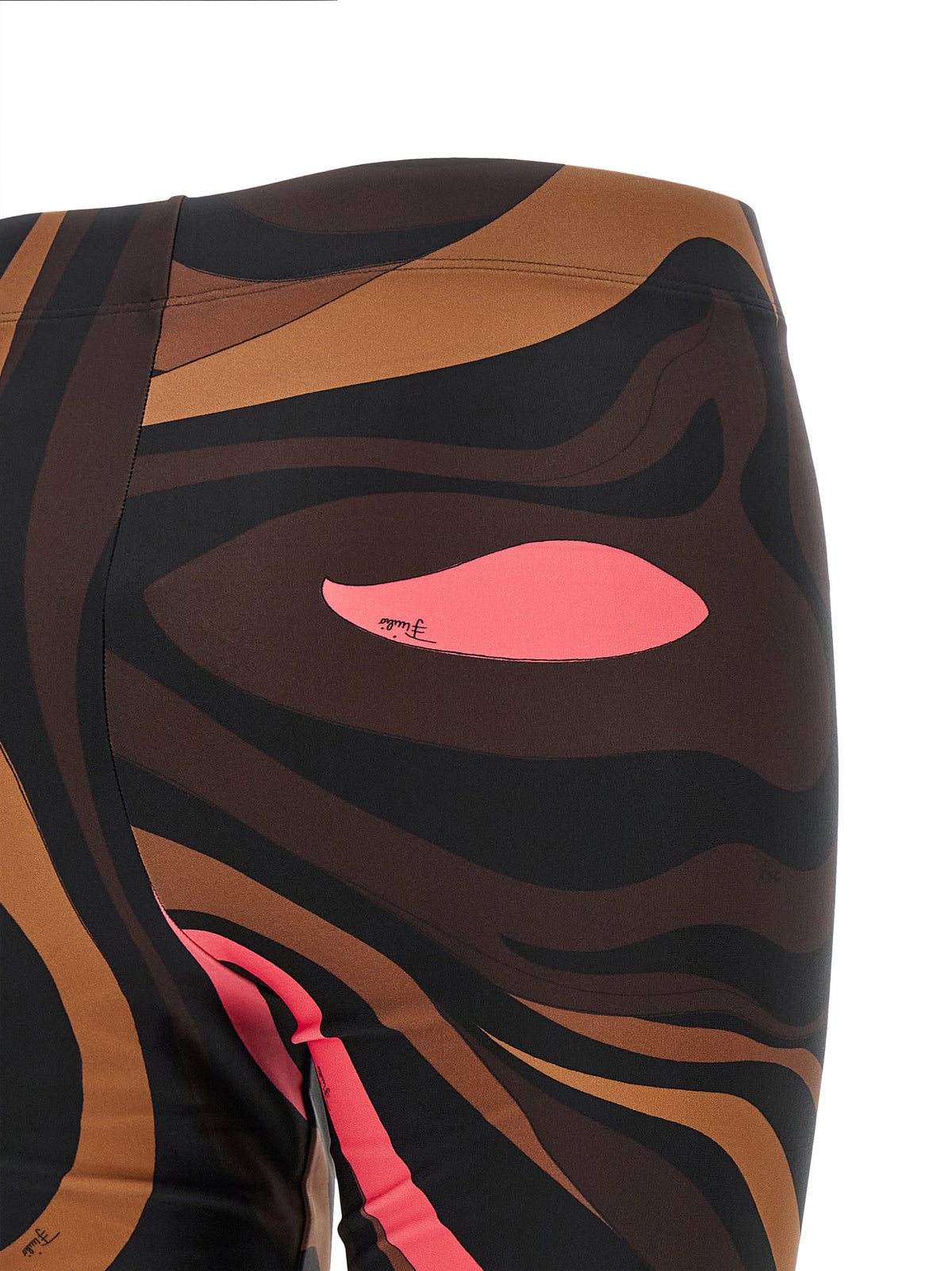 Emilio Pucci Brown Marmo Leggings Emilio Pucci