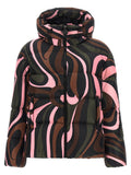 Emilio Pucci Multicolor Marmo Down Jacket Emilio Pucci