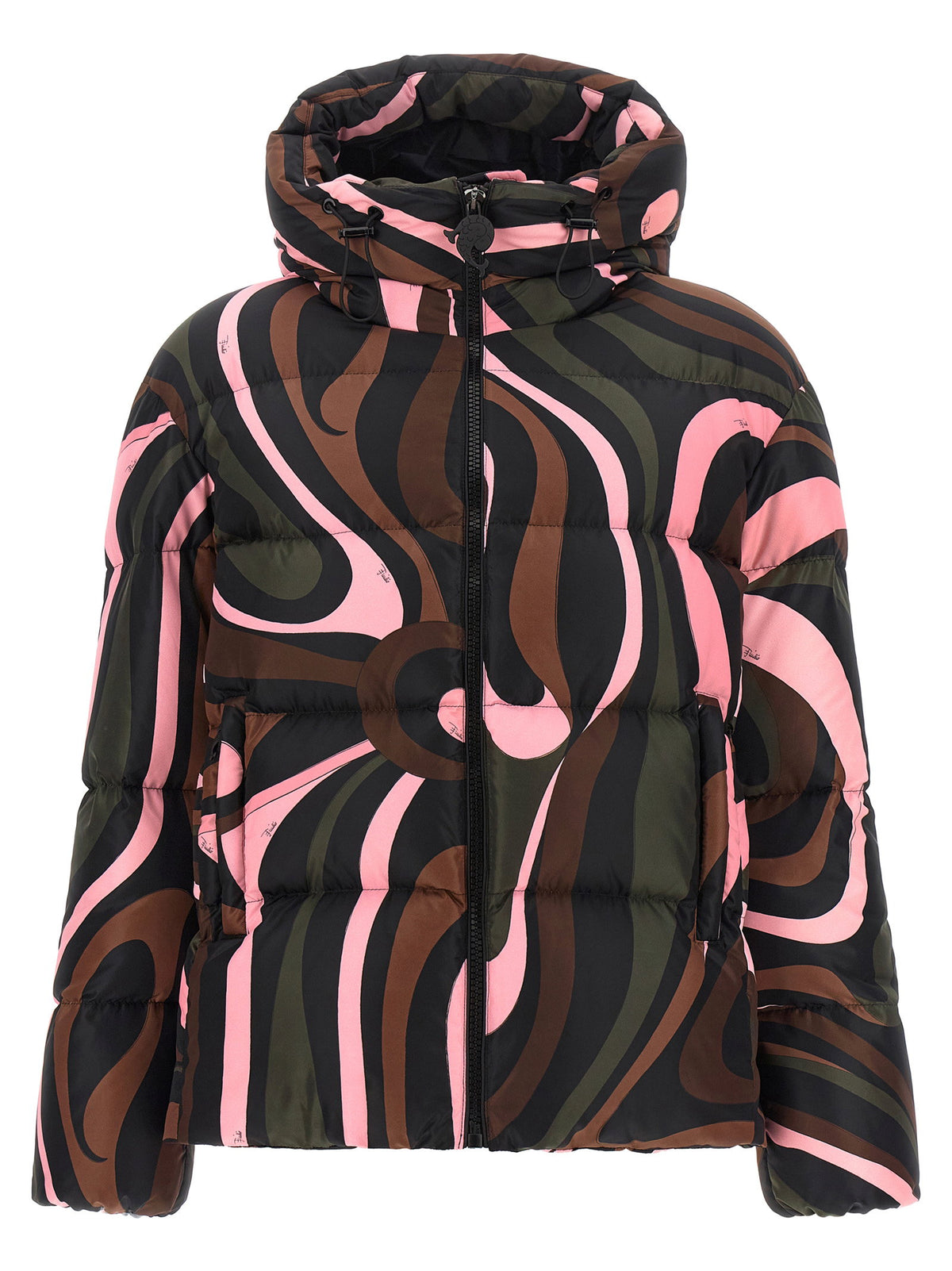 Emilio Pucci Multicolor Marmo Down Jacket Emilio Pucci