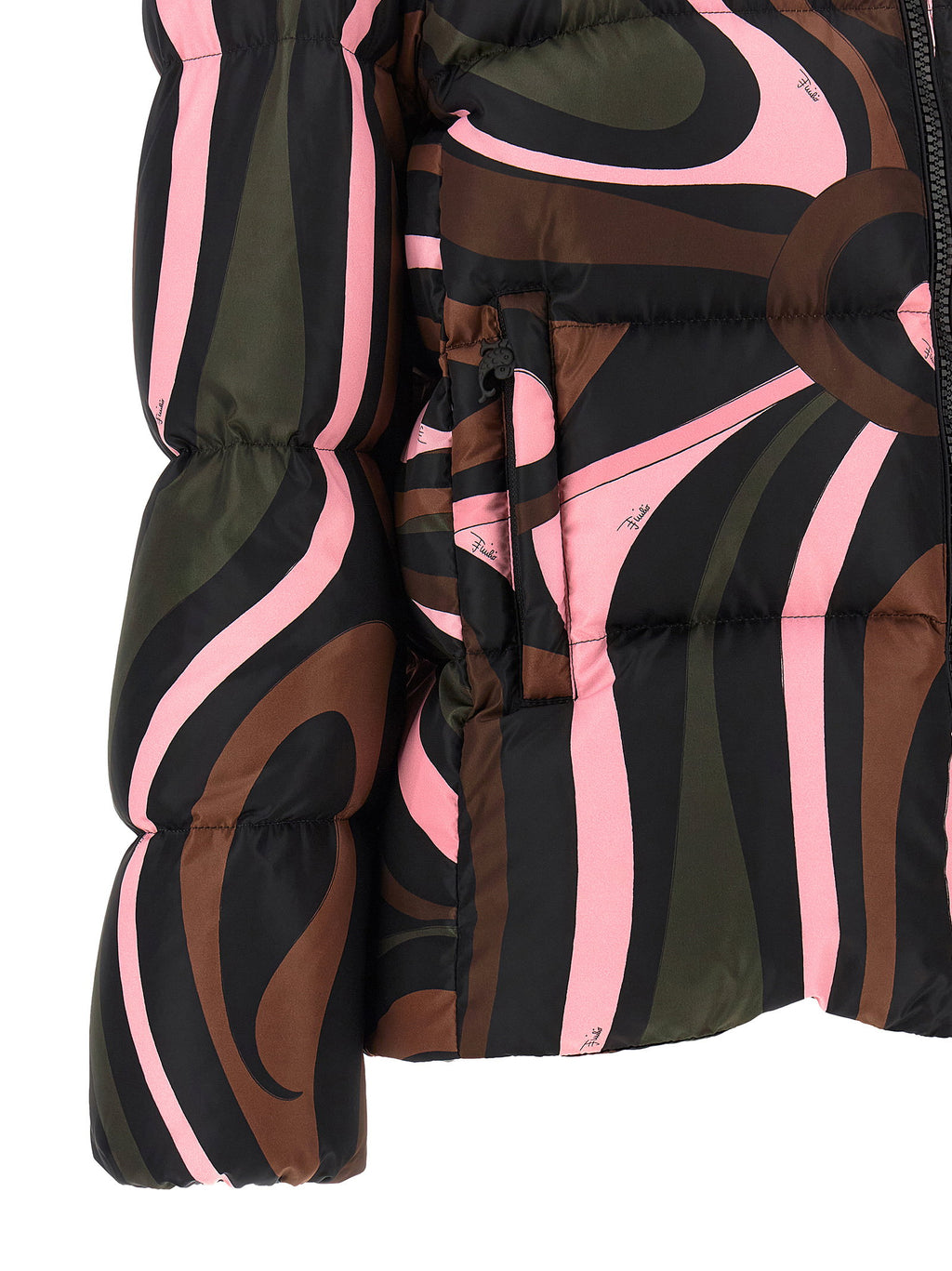 Emilio Pucci Multicolor Marmo Down Jacket Emilio Pucci