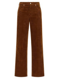 7 For All Mankind Stovepipe Straight Velvet Pants