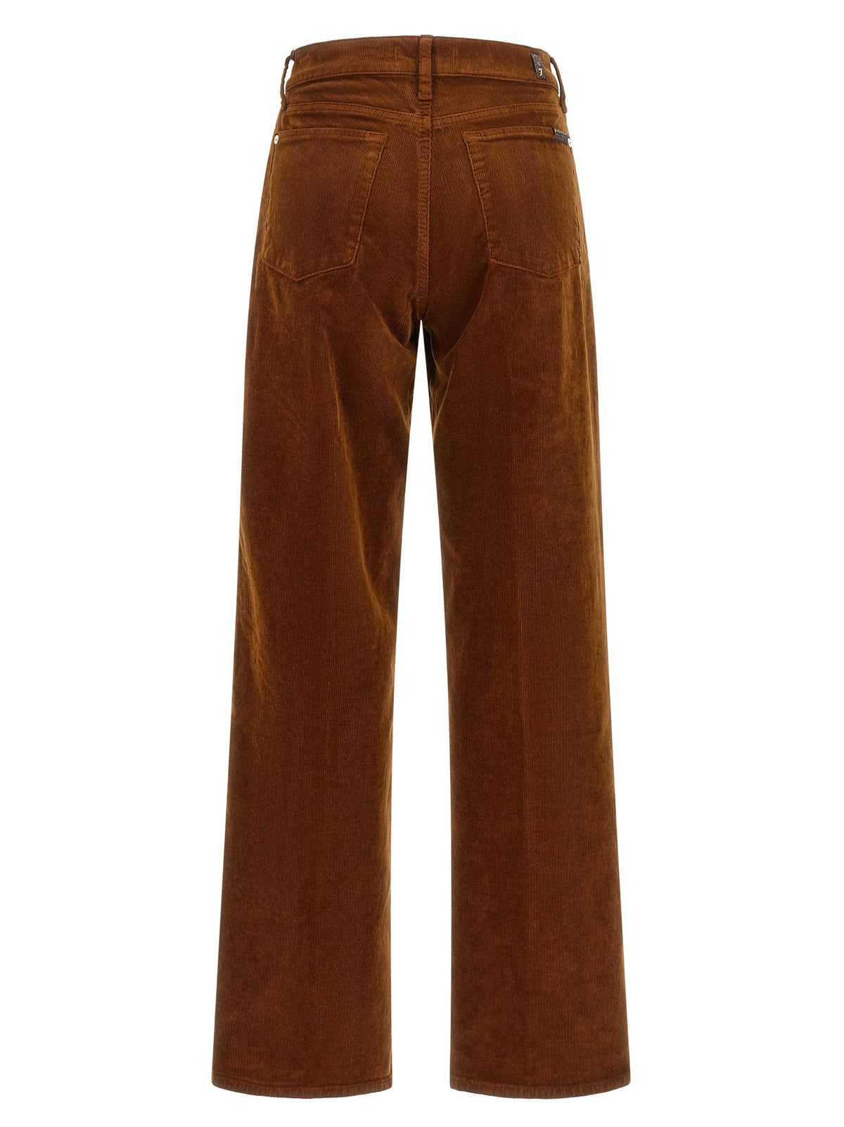 7 For All Mankind Stovepipe Straight Velvet Pants