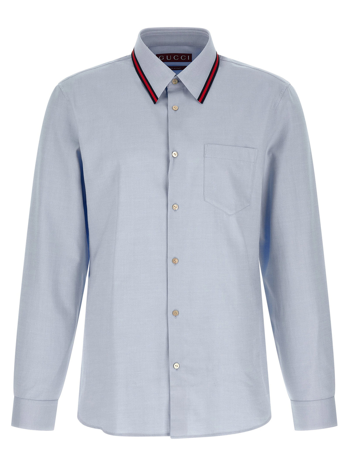 Gucci Web Collar Shirt