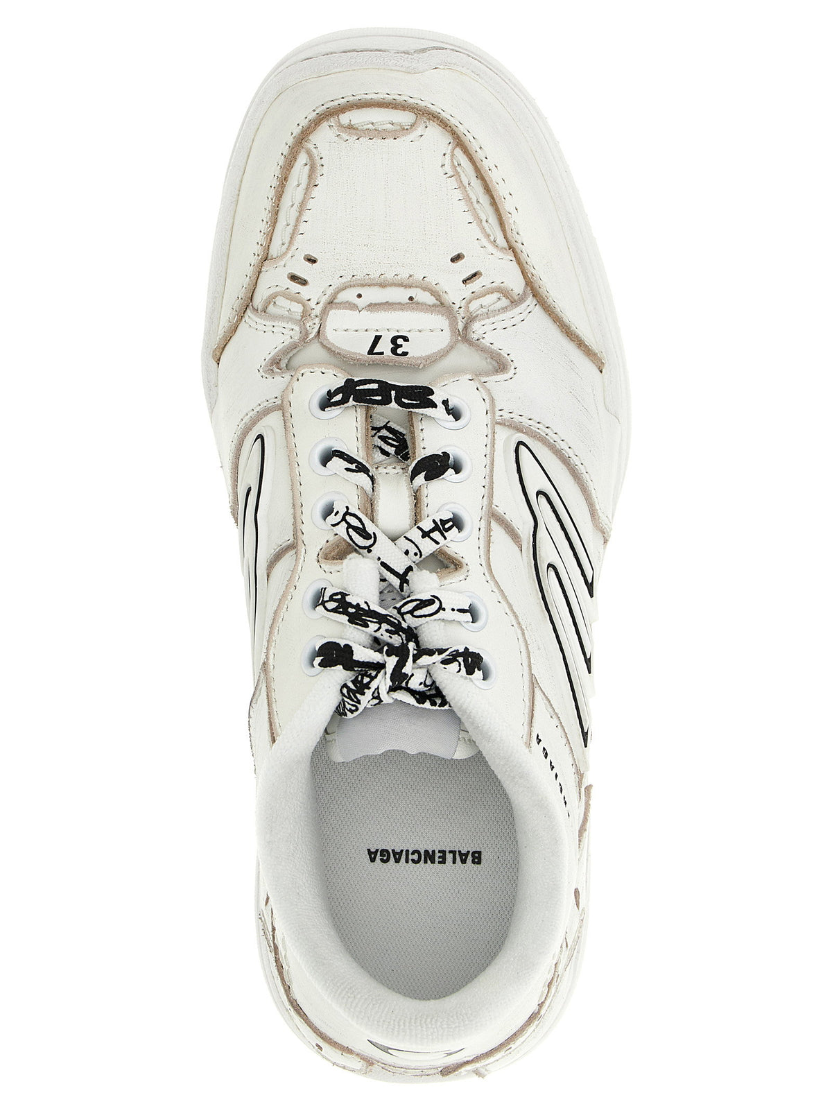 Balenciaga Hamptons Worn-out Medio Sneakers Balenciaga