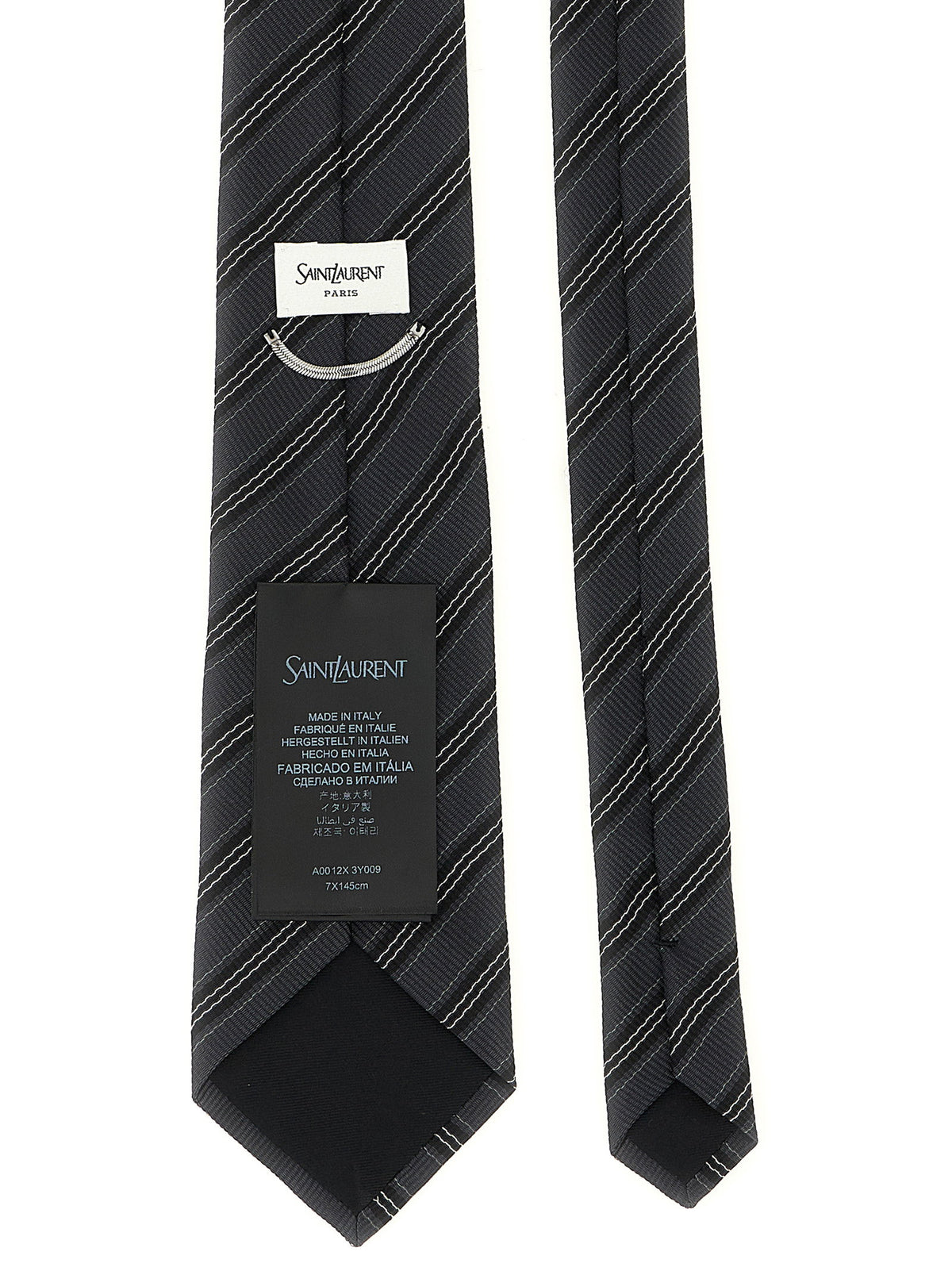Saint Laurent Striped Tie