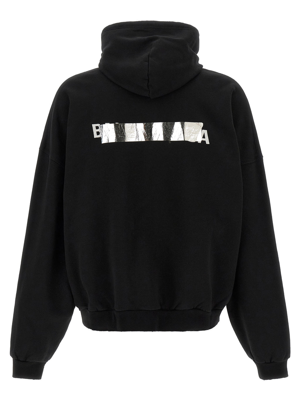 Balenciaga Silver Tape Hoodie