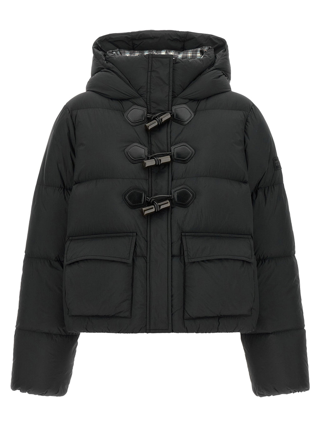 Ganni Future Nylon Black Down Jacket Ganni