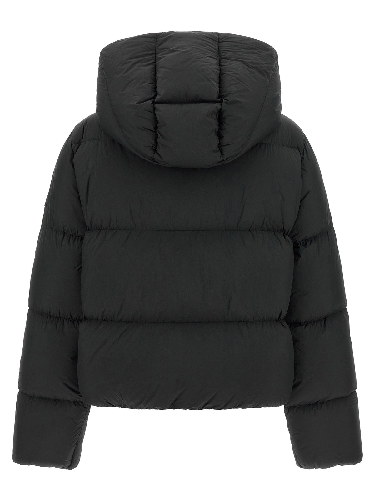Ganni Future Nylon Black Down Jacket Ganni