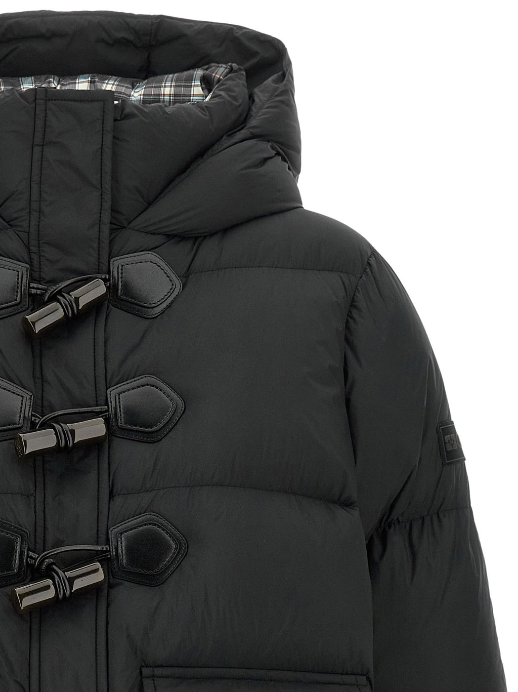 Ganni Future Nylon Black Down Jacket Ganni