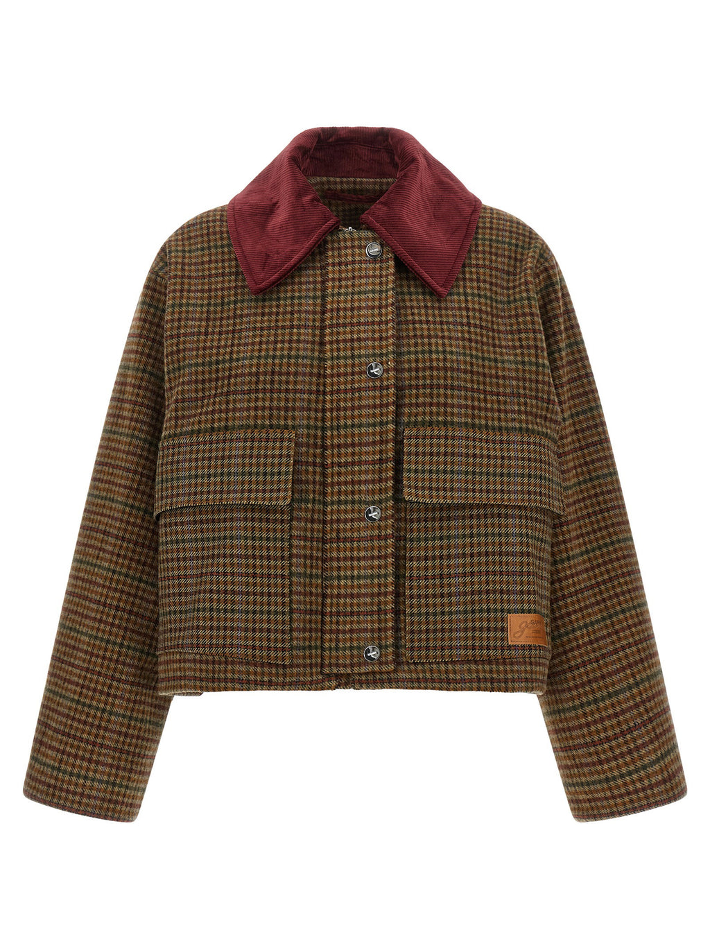 Ganni Check Twill Jacket Ganni